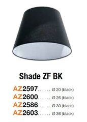 Azzardo абажур для светильника Shade ZF 20 Black цена и информация | Люстры | hansapost.ee