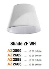 Azzardo абажур для светильника Shade ZF 20 White цена и информация | Люстры | hansapost.ee