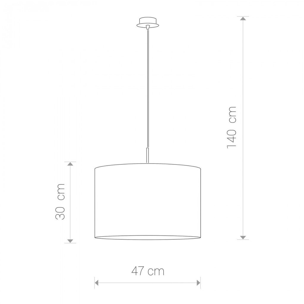 Nowodvorski Lighting rippvalgusti Alice Coffee L 5466 цена и информация | Rippvalgustid | hansapost.ee