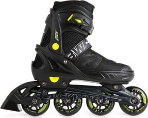 Reguleeritavad rulluisud Blackwheels Sonic, must/roheline price and information | Roller skates and accessories | hansapost.ee