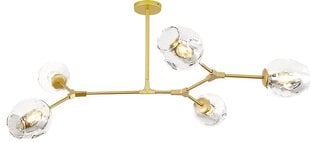 Rippvalgusti Orchid 5, Gold цена и информация | Потолочный светильник, 38 x 38 x 24 см | hansapost.ee