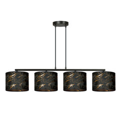 Emibig подвесной светильник Broddi 4 BL Marbel Black цена и информация | Потолочный светильник, 38 x 38 x 24 см | hansapost.ee