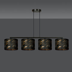 Emibig подвесной светильник Broddi 4 BL Marbel Black цена и информация | Потолочный светильник, 38 x 38 x 24 см | hansapost.ee