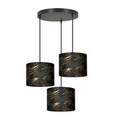 Emibig подвесной светильник Broddi 3 BL Premium Marbel Black цена и информация | Потолочный светильник, 38 x 38 x 24 см | hansapost.ee