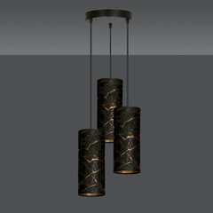 Emibig подвесной светильник Karli 3 BL Premium Marbel Black цена и информация | Люстры | hansapost.ee