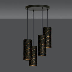 Emibig подвесной светильник Karli 4 BL Premium Marbel Black цена и информация | Потолочный светильник, 38 x 38 x 24 см | hansapost.ee