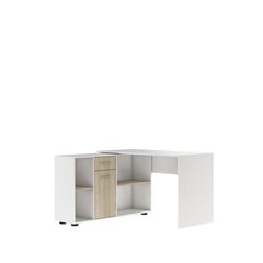 Письменный стол Adrk Мебель Eliseo, белый / дуб цена и информация | Компьютерные, письменные столы | hansapost.ee
