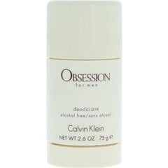 Calvin Klein Obsession for Men meestele 75 ml цена и информация | Мужская парфюмированная косметика | hansapost.ee