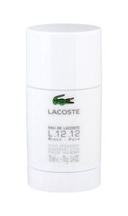 Дезодорант Lacoste Eau de Lacoste L.12.12 Blanc для мужчин, 75 мл цена и информация | Парфюмированная косметика для мужчин | hansapost.ee