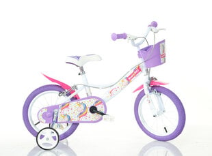 Tüdrukute jalgratas Bimbo Bike 16", valge hind ja info | Bimbo bike Sport, puhkus, matkamine | hansapost.ee