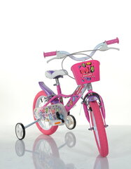 Laste jalgratas Bimbo Bike 14" Girl Butterfly, roosa price and information | Jalgrattad | hansapost.ee