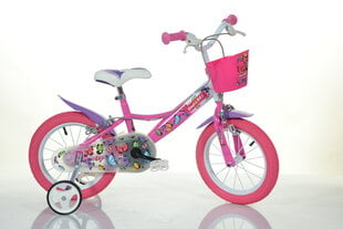 Laste jalgratas Bimbo Bike 14" Girl Butterfly, roosa hind ja info | Bimbo bike Sport, puhkus, matkamine | hansapost.ee