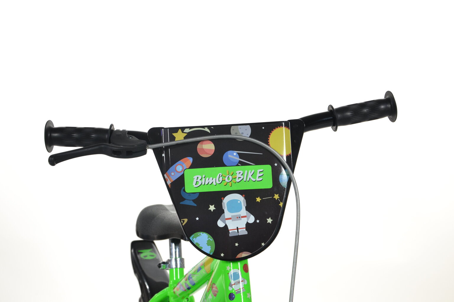Laste jalgratas Bimbo Bike 12" Boy Cosmos, roheline цена и информация | Jalgrattad | hansapost.ee