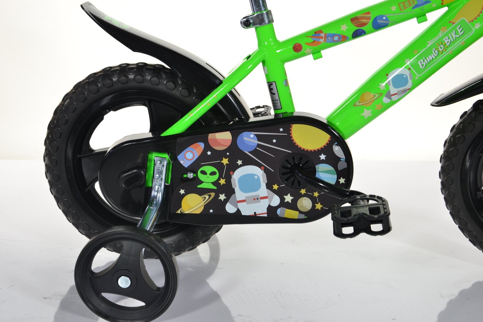 Laste jalgratas Bimbo Bike 12" Boy Cosmos, roheline hind ja info | Jalgrattad | hansapost.ee