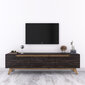 TV laud Kalune Design D1, must/pruun hind ja info | Televiisori alused | hansapost.ee