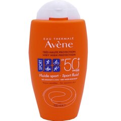 Солнцезащитный флюид чрезвычайно устойчивый к влаге AVENE SUN SPORT SPF50 +, 100 мл цена и информация | Кремы от загара | hansapost.ee