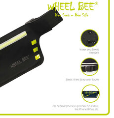 Чехол на талию Wheel Bee® Night Runner, LED цена и информация | Рюкзаки для спорта, активного отдыха | hansapost.ee