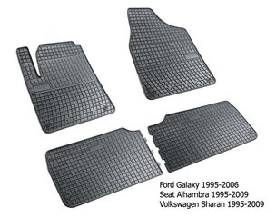 Резиновые коврики Volkswagen Sharan I 5s. 1996-2010 /4pc, 0311 цена и информация | Модельные резиновые коврики | hansapost.ee