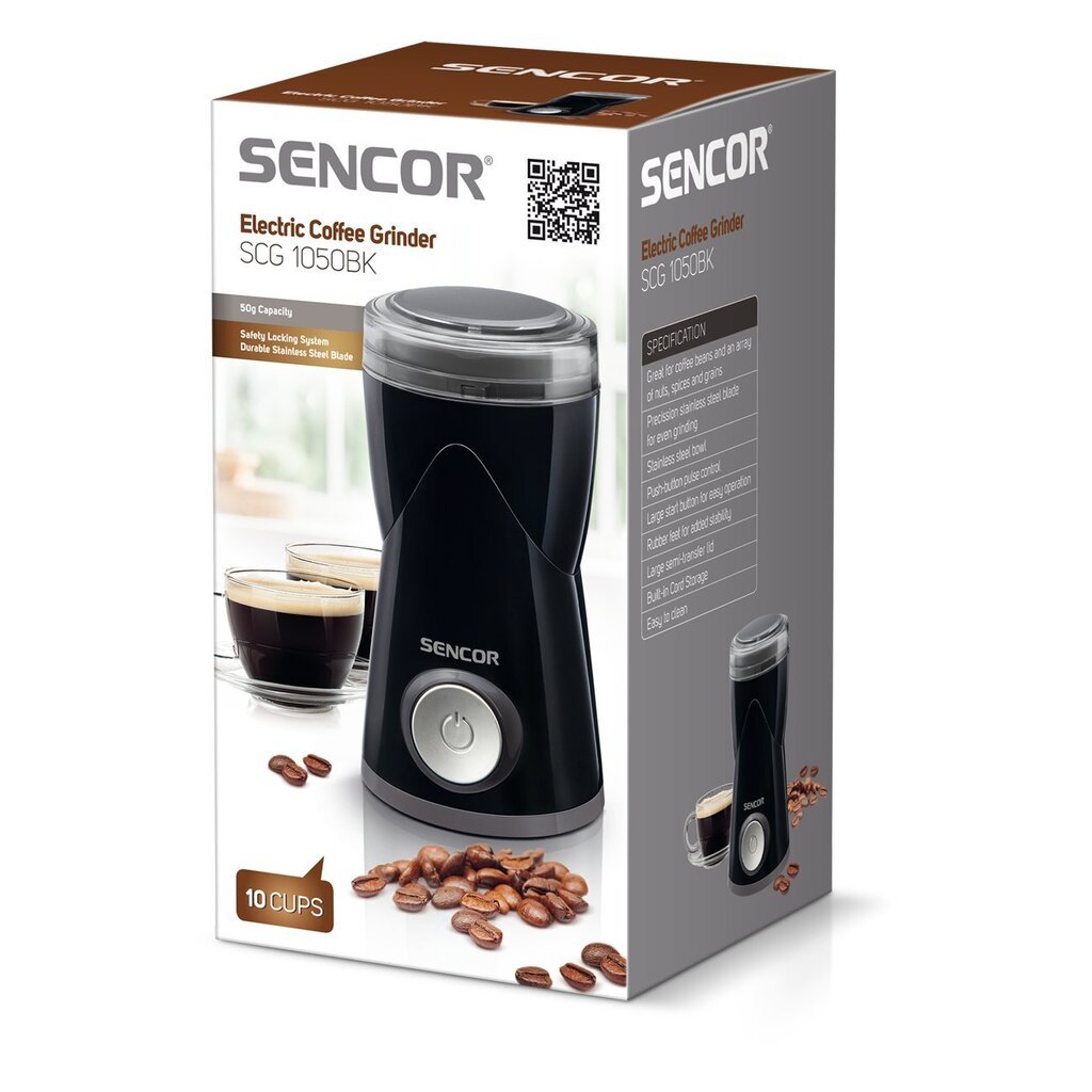 Sencor SCG1050BK цена и информация | Kohviveskid | hansapost.ee