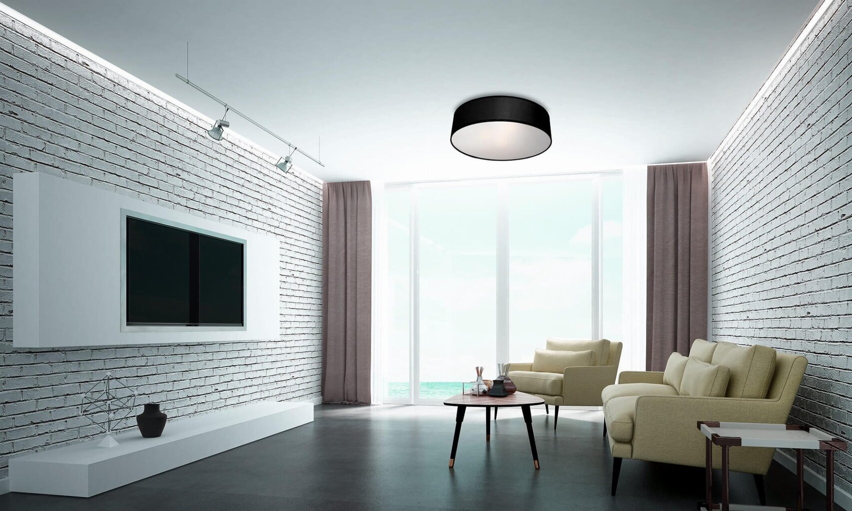 Laevalgusti Light Prestige Alto Ceiling Black цена и информация | Laelambid | hansapost.ee