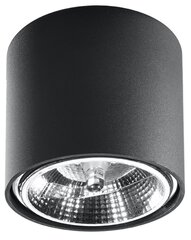 Sollux потолочный светильник Tiube Black цена и информация | Потолочные светильники | hansapost.ee