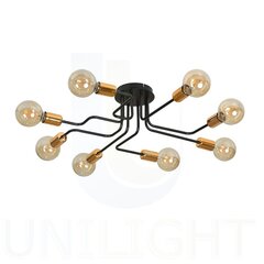 Emibig потолочный светильник Harmony 8 Black-Copper цена и информация | Потолочные светильники | hansapost.ee