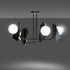 Emibig подвесной светильник Thord 4 Black цена и информация | Потолочный светильник, 38 x 38 x 24 см | hansapost.ee