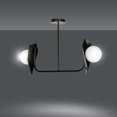 Emibig подвесной светильник Thord 2 Black цена и информация | Потолочный светильник, 38 x 38 x 24 см | hansapost.ee