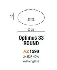 Azzardo потолочный светильник Optimus 33 цена и информация | Потолочные светильники | hansapost.ee