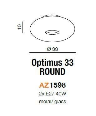 Laevalgusti Azzardo Optimus 33 hind ja info | Laelambid | hansapost.ee