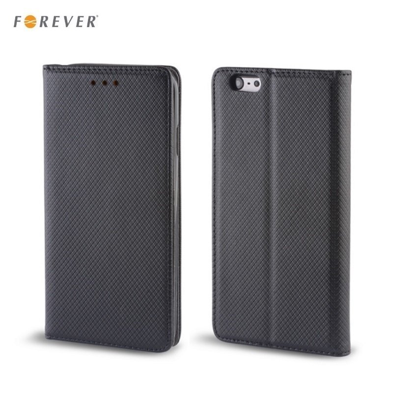 Forever Smart Magnetic Fix Book Case without clip Samsung G955 Galaxy S8 Plus / S8+ Black hind ja info | Telefonide kaitsekaaned ja -ümbrised | hansapost.ee