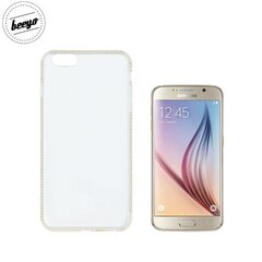 Beeyo Diamond frame super thin silicone clear back cover case for Samsung G920F Galaxy S6 Gold hind ja info | Telefonide kaitsekaaned ja -ümbrised | hansapost.ee