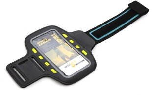 Спортивный браслет для смартфона со светодиодной освещением, черный цена и информация | Чехлы для телефонов | hansapost.ee