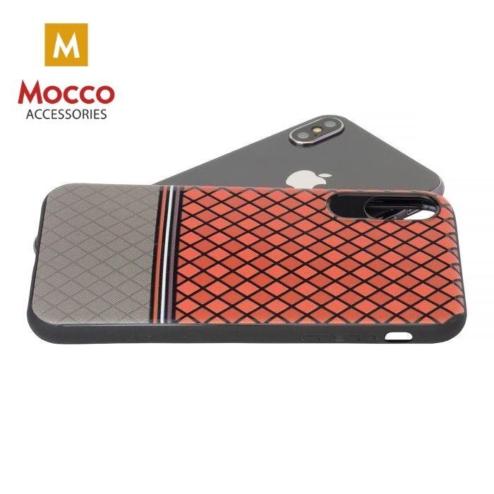 Kaitseümbris Mocco Trendy Grid And Stripes Silicone Back Case Samsung G950 Galaxy S8 Red (Pattern 2) цена и информация | Telefonide kaitsekaaned ja -ümbrised | hansapost.ee