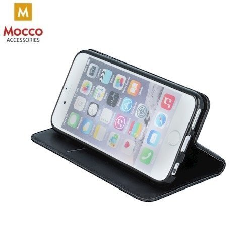 Mocco Smart Dots Book Case For Apple iPhone X Black hind ja info | Telefonide kaitsekaaned ja -ümbrised | hansapost.ee