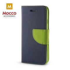 Mocco Fancy Case Чехол Книжка для телефона Nokia 6.1 Plus / Nokia X6 (2018) Синий - Зелёный цена и информация | Чехлы для телефонов | hansapost.ee