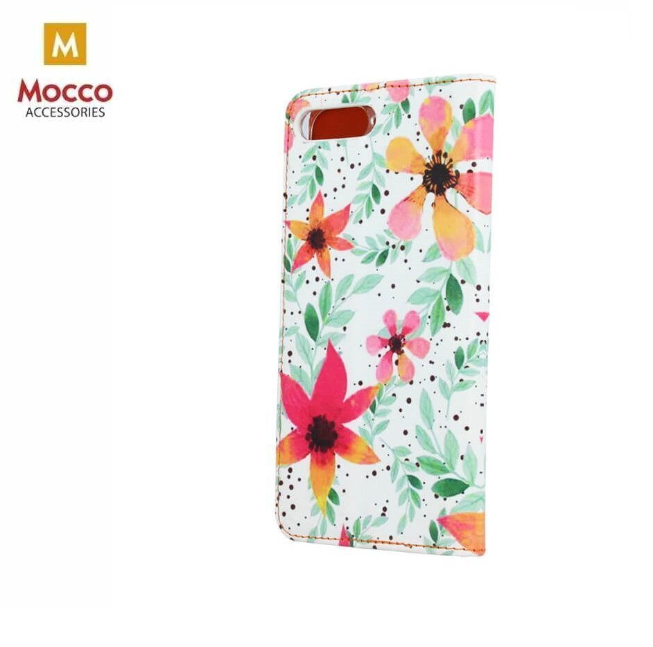 Mocco Smart Trendy Book Case For Xiaomi Redmi Note 5 Pro Flowers цена и информация | Telefonide kaitsekaaned ja -ümbrised | hansapost.ee