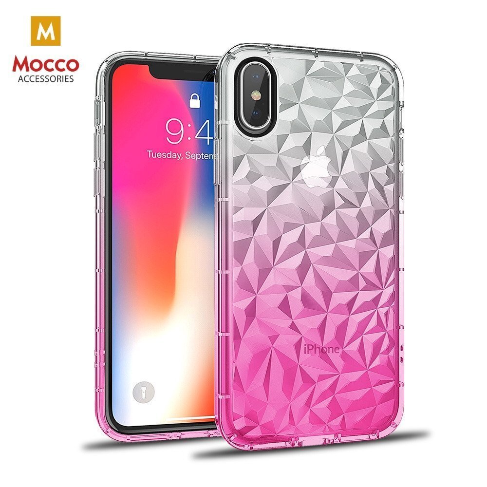 Mocco Trendy Diamonds Silicone Back Case for Samsung J610 Galaxy J6+ (2018) Pink цена и информация | Telefonide kaitsekaaned ja -ümbrised | hansapost.ee