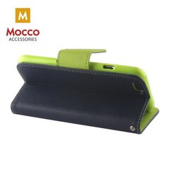 Mocco Fancy Case Чехол Книжка для телефона Apple iPhone XS / X Синий - Зелёный цена и информация | Чехлы для телефонов | hansapost.ee