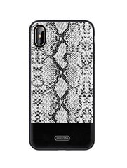 Devia Python Silicone Back Case Apple iPhone XS Max White hind ja info | Telefonide kaitsekaaned ja -ümbrised | hansapost.ee