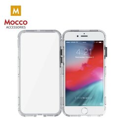 Mocco Double Side Aluminum Case 360 With Tempered Glass For Apple iPhone 6 Plus / 6S Plus Transparent - Silver цена и информация | Чехлы для телефонов | hansapost.ee