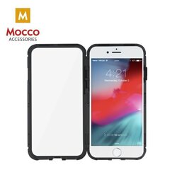 Mocco Double Side Aluminum Case 360 With Tempered Glass For Apple iPhone XS Max Transparent - Black цена и информация | Чехлы для телефонов | hansapost.ee