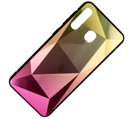 Mocco Stone Ombre Back Case Silicone Case With gradient Color For Apple iPhone X / XS Yellow - Pink hind ja info | Telefonide kaitsekaaned ja -ümbrised | hansapost.ee