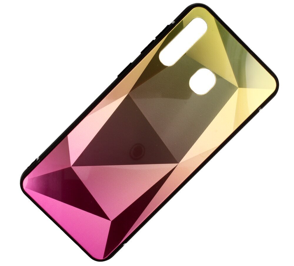 Mocco Stone Ombre Back Case Silicone Case With gradient Color For Apple iPhone X / XS Yellow - Pink цена и информация | Telefonide kaitsekaaned ja -ümbrised | hansapost.ee