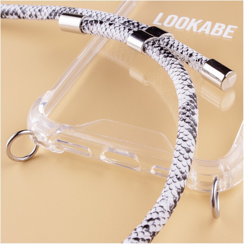 Lookabe Necklace Snake Edition, telefonile iPhone X/Xs, silver snake (loo018) цена и информация | Telefonide kaitsekaaned ja -ümbrised | hansapost.ee