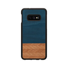 MAN&WOOD SmartPhone case Galaxy S10e denim black цена и информация | Чехлы для телефонов | hansapost.ee