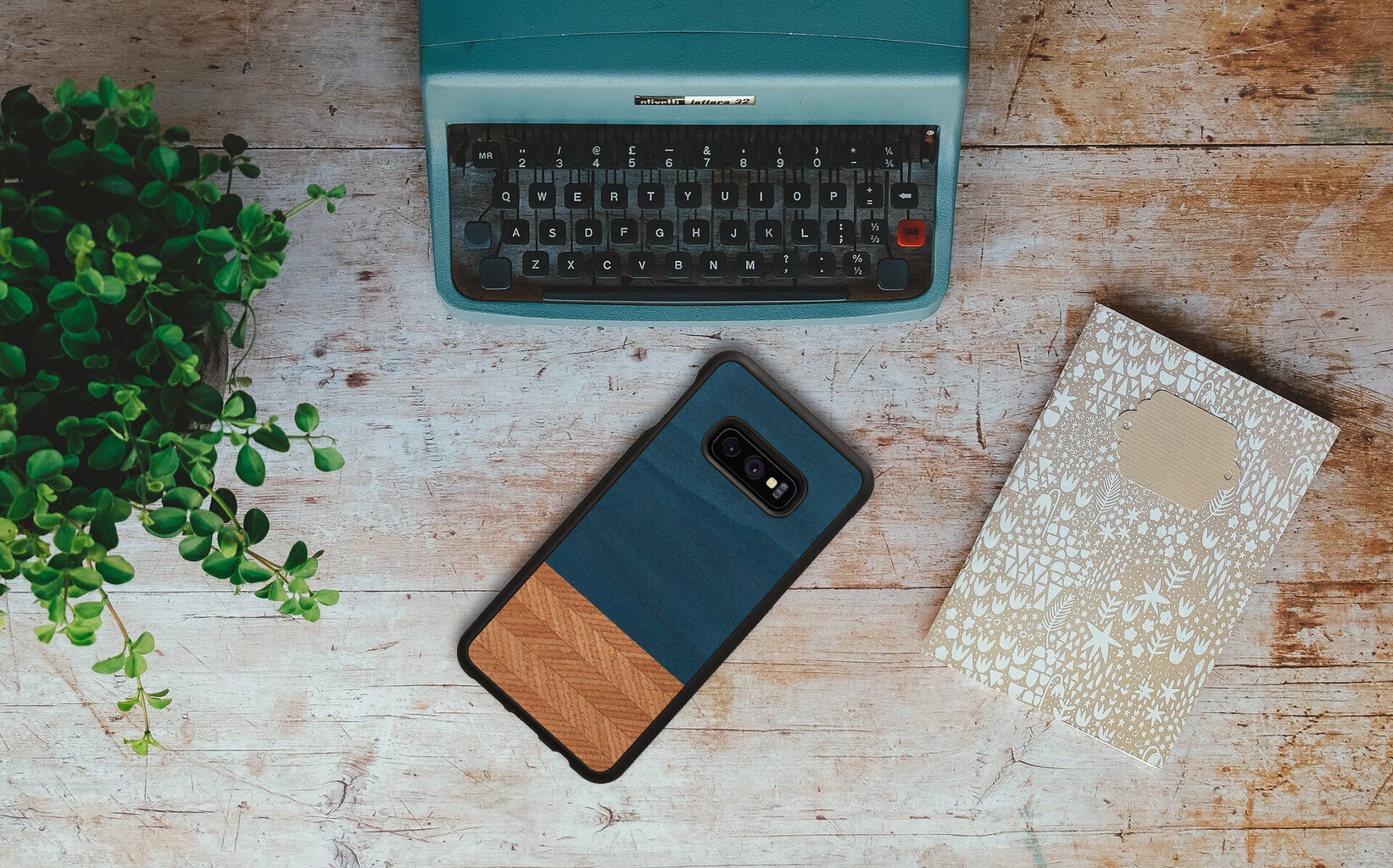 Mobiiltelefoni tagus Man&Wood sobib Samsung Galaxy S10 Lite, Denim, Must hind ja info | Telefonide kaitsekaaned ja -ümbrised | hansapost.ee