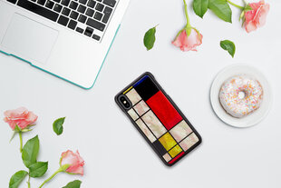 iKins SmartPhone case iPhone XS/S mondrian white цена и информация | Чехлы для телефонов | hansapost.ee