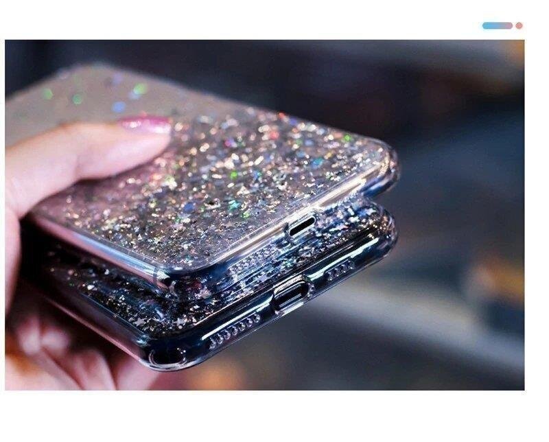 Telefoniümbris Wozinsky Star Glitter Shining Cover, telefonile iPhone 12 hind ja info | Telefonide kaitsekaaned ja -ümbrised | hansapost.ee