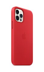 Apple Leather чехол для iPhone 12/12 Pro с Magsafe, Красный цена и информация | Чехлы для телефонов | hansapost.ee